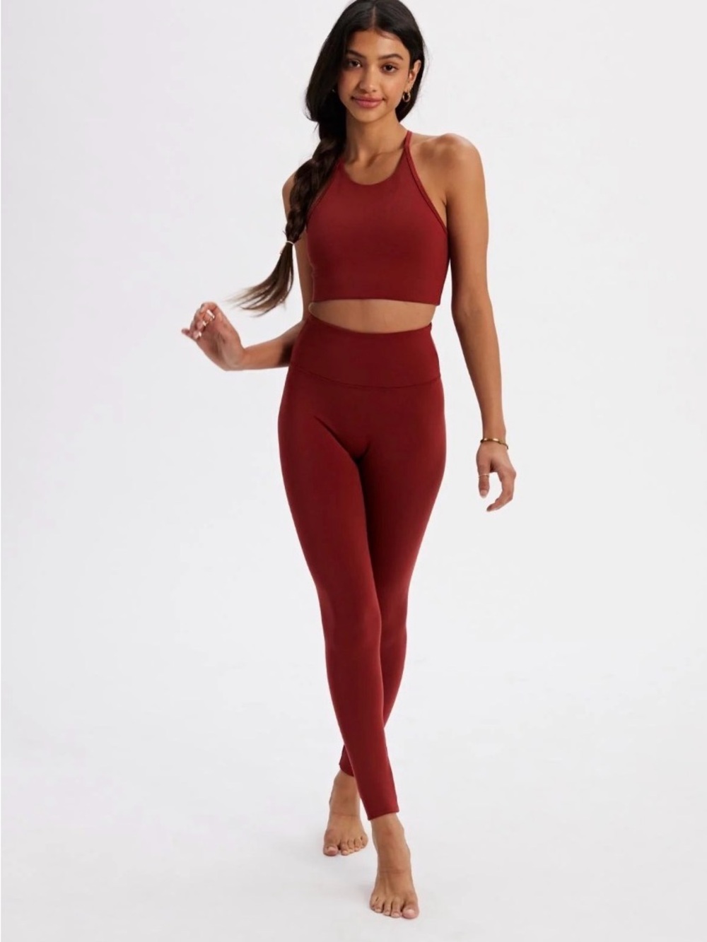 Girlfriend Collective Luxe Set - Luxe leggings + Colette Halter Bra